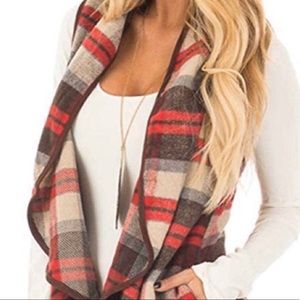 NWOT Altar’d State Plaid Vest